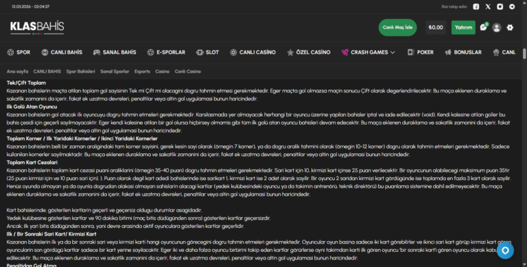 Klasbahis Adres Değişikliği