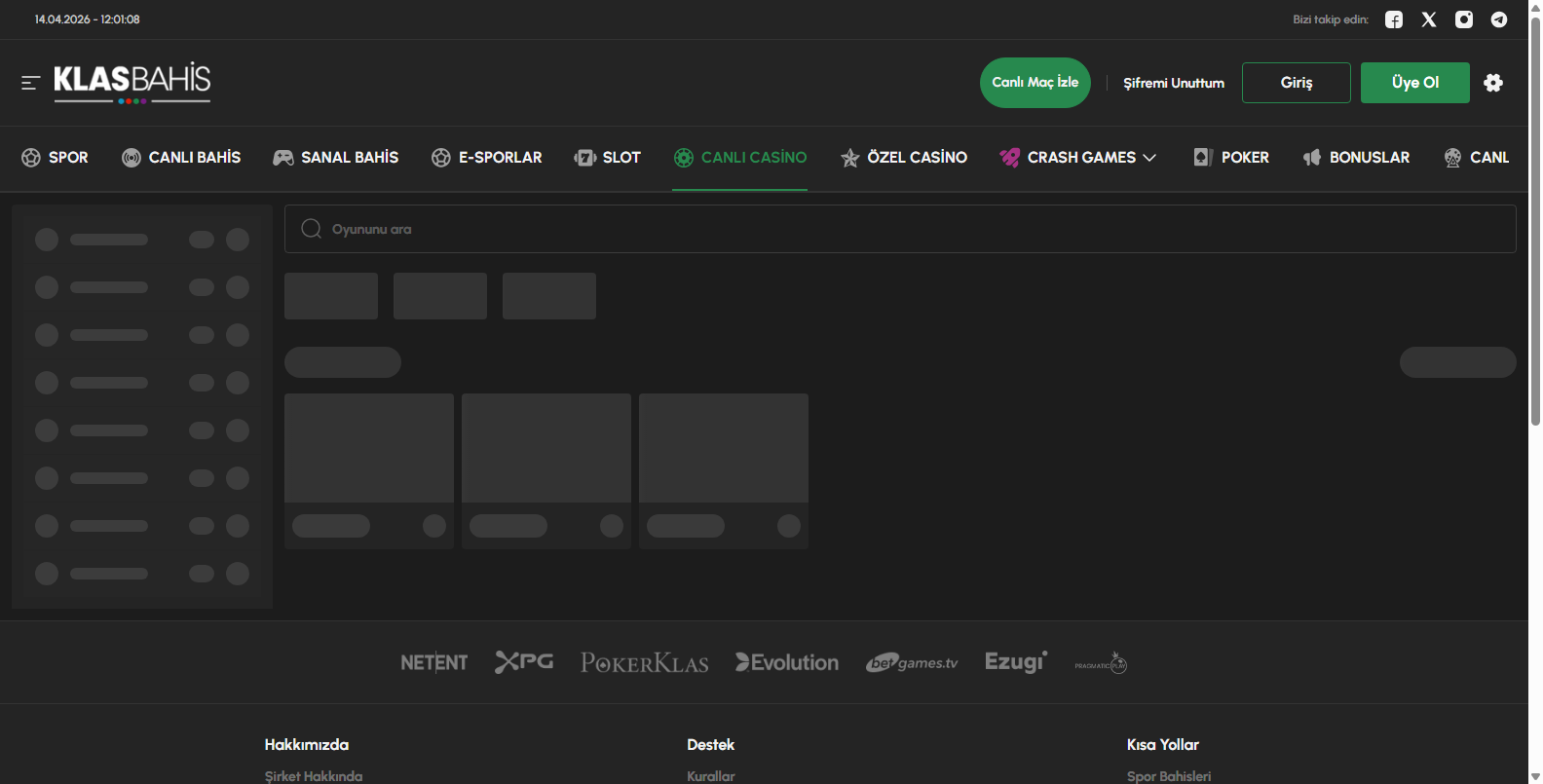 Klasbahis Freebet